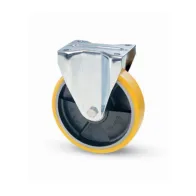 RUOTA POLIURETANO D 200X40 MM 22/A PIASTRA FISSA