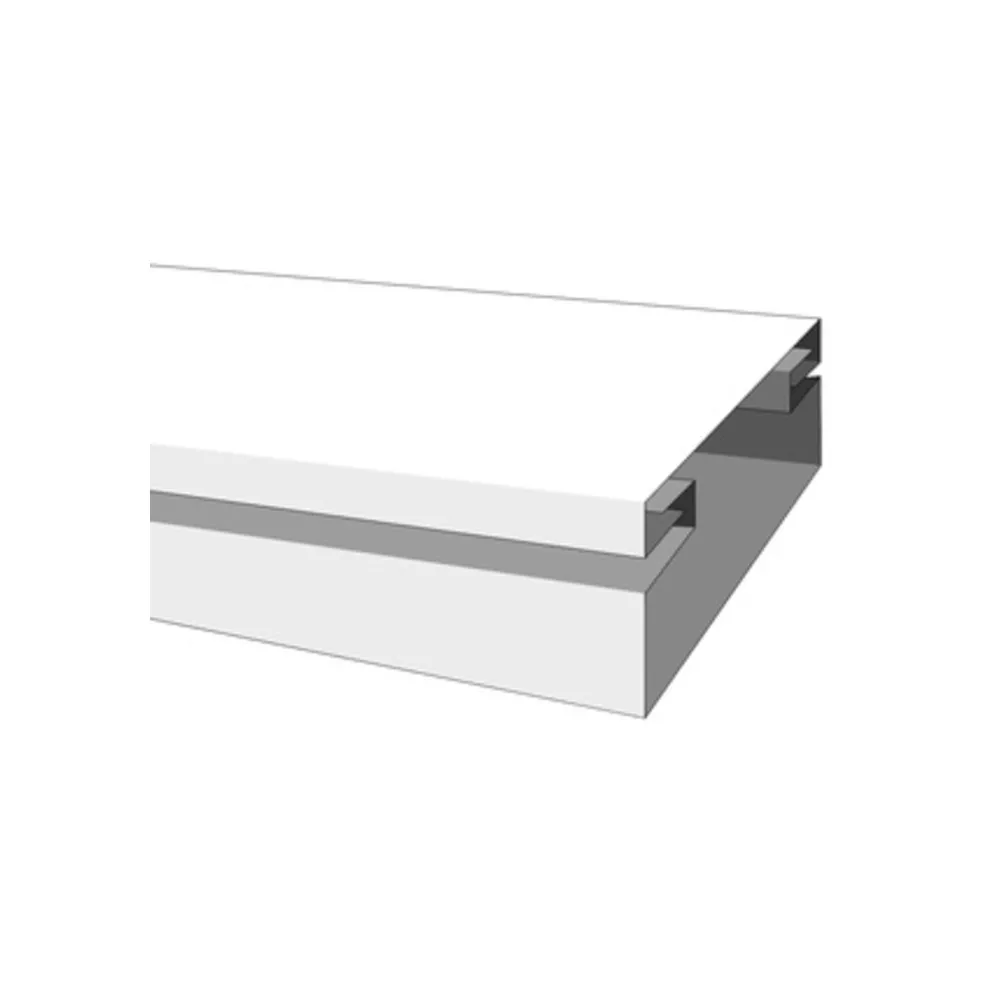 MINICANALINA C/COP FRONT 20X10 1 SCOM H 200 CM* (40