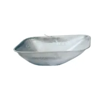 VASCA ZINCATA C/FORI P/CARRIOLA