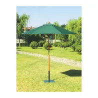 C OMBRELLONE IN LEGNO TONDO PALO 38 D 250CM VERDE