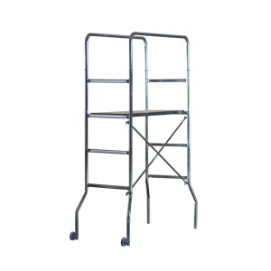 TRABATTELLO ACCIAIO ZINC TRIO 60X130XH188 CM