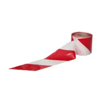 NASTRO SEGNALETICO 70MMX200M BIANCO E ROSSO (24