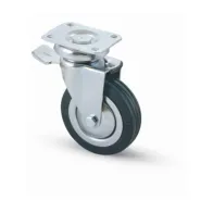 RUOTA CARRELLO D 100 MM GOMMA 155/BIS PIAS C/FR