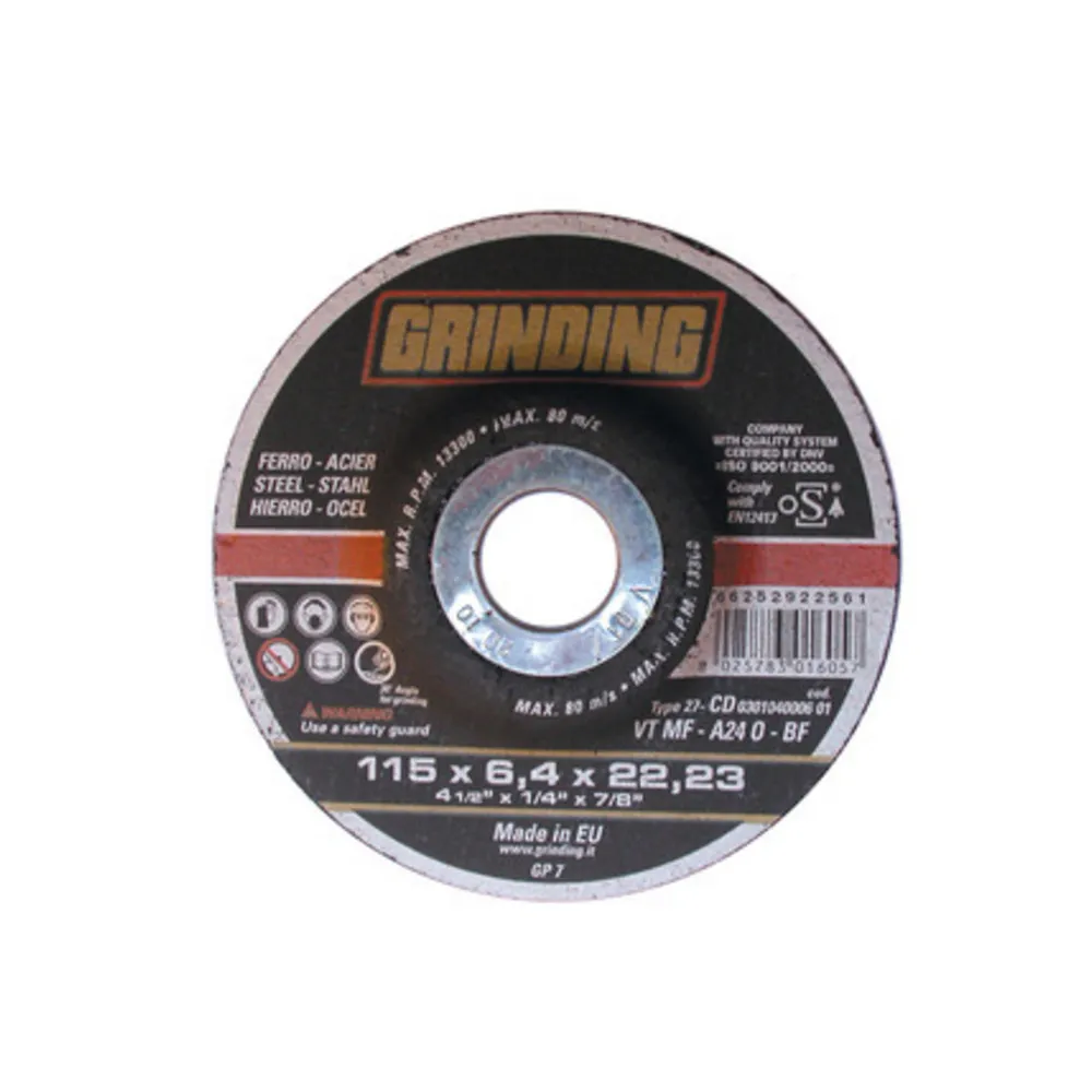 GRINDING DISCO DA SBAVO FERRO 115X6 GRINDING DISCO DA SBAVO FERRO 115X6