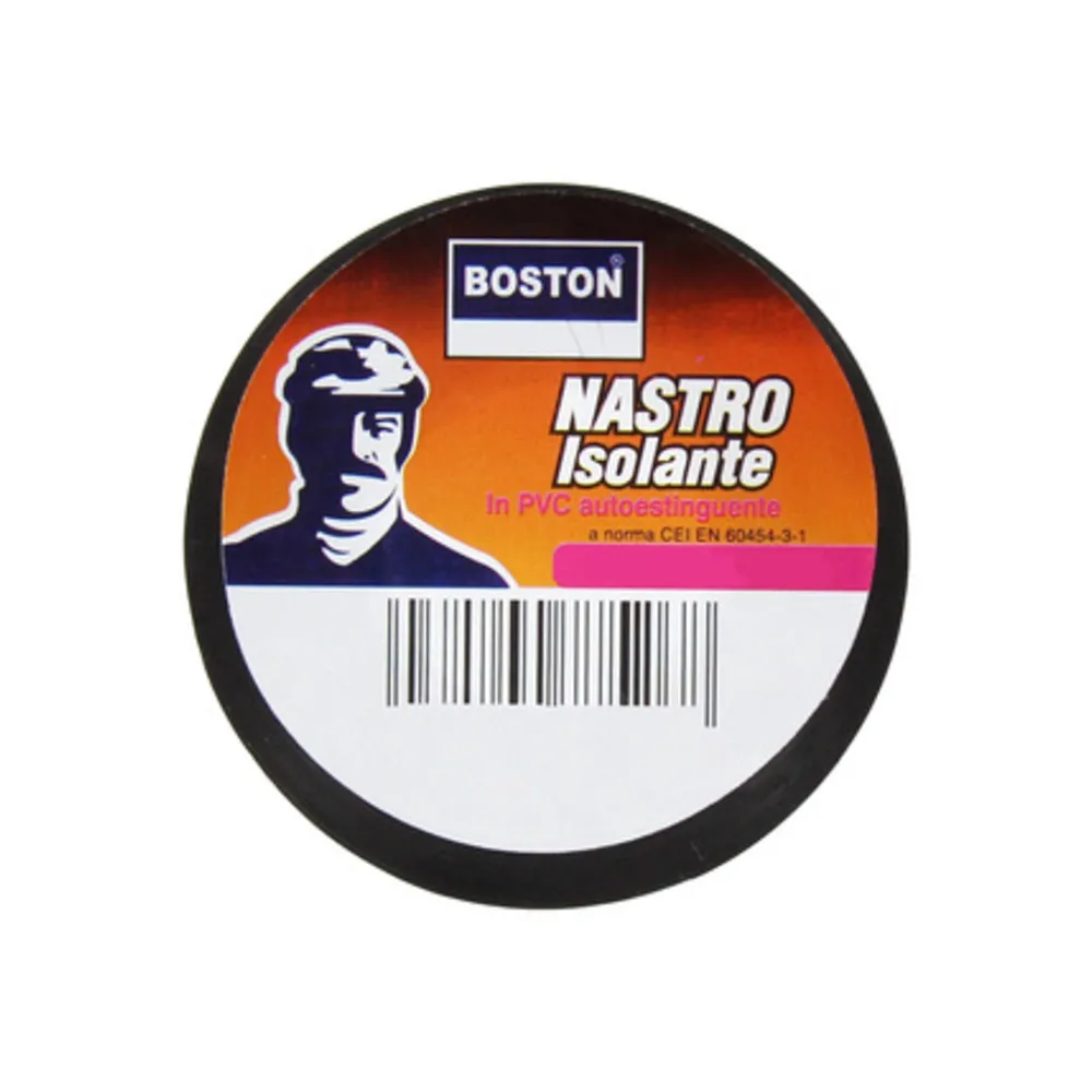 BOSTON NASTRO ISOLANTE NERO 25MMX25M* (6 BOSTON NASTRO ISOLANTE NERO 25MMX25M* (6