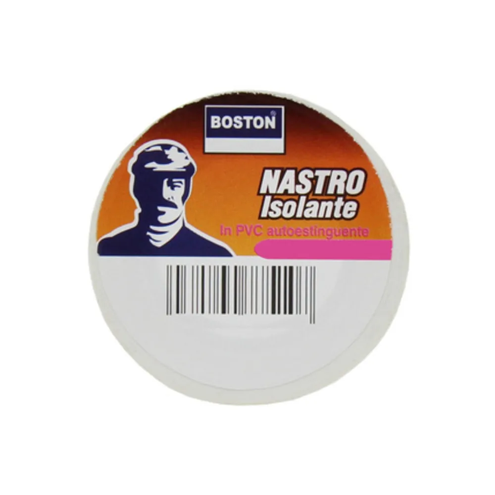 BOSTON NASTRO ISOLANTE BIANCO 25MMX25M (6 BOSTON NASTRO ISOLANTE BIANCO 25MMX25M (6