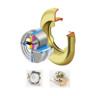 PROTECTOR MONOLITO BD 200 ACCIAIO OTTONE CRO SAT