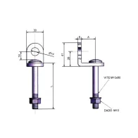 POTENT OCCHIOLO FISSO ACC P/LUCCHETTO 26/74 MM