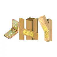 PIASTRA 741 A CERNIERA ACCIAIO TROPIC 65X148X148 MM (10