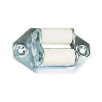 GUIDACINGHIA FERRO ORIZZONTALE C/RULLINI PLASTICA* (50