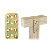 PIASTRA 745 DIRITTA ACCIAIO TROPIC  40X 80 MM (50