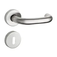 MANIGLIA ACCIAIO INOX L101 BOCCHETTA PATENT SAT