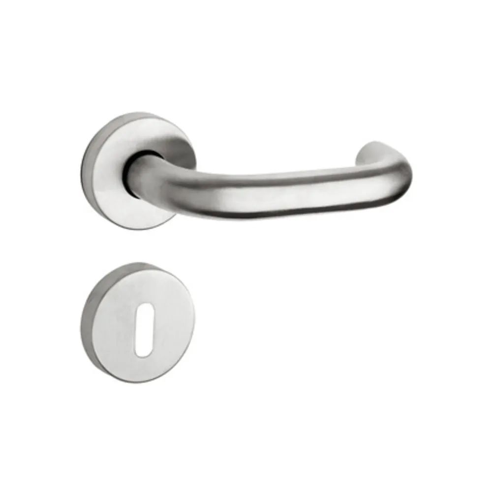 MANIGLIA ACCIAIO INOX L101 BOCCHETTA PATENT SAT