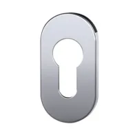 BOCCHETTA OVALE BASSA 28X6X60 INOX SAT F YALE (10