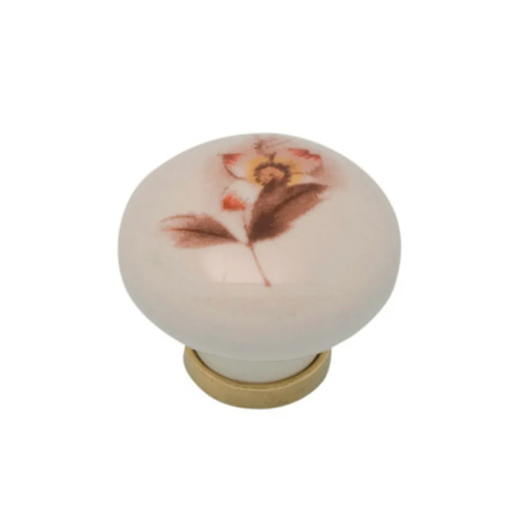 POMOLO PORCELLANA TONDO C/BASE F/ 5 31X26 MM* (25