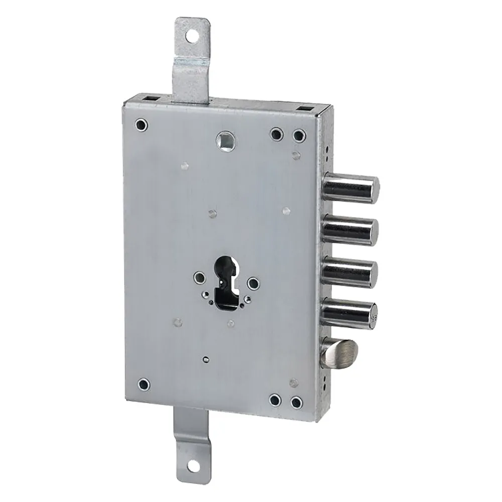 SERRATURA A LEVE PER PORTE BLINDATE ART. Y135M E 63 - 4 catenacci / interas.28 mm