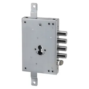 SERRATURA A LEVE PER PORTE BLINDATE ART. Y135M E 63 - 4 catenacci / interas.28 mm