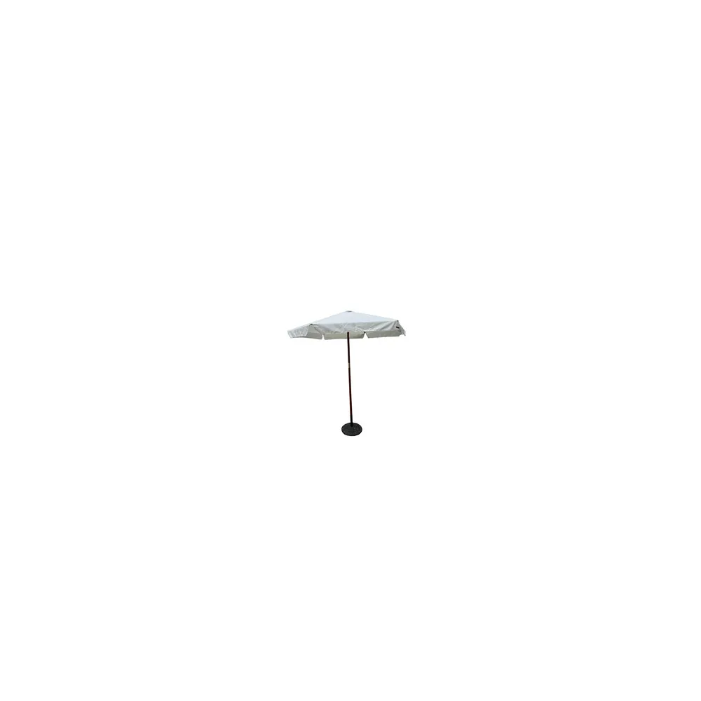 C OMBRELLONE IN LEGNO TONDO PALO 38 D 250CM BIANCO C OMBRELLONE IN LEGNO TONDO PALO 38 D 250CM BIANCO
