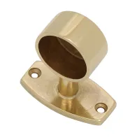 FINALE TUBO CORRIMANO OTTONE LUCIDO D 18 MM* (5