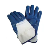 GUANTI PALMO E DITA RICOPERTO IN NITRILE BLU TG.10 (12