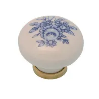 POMOLO PORCELLANA TONDO C/BASE F/ 8 31X26 MM** (25