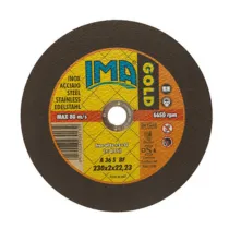IMA DISCO P/INOX GOLD PIANO D 230X2
