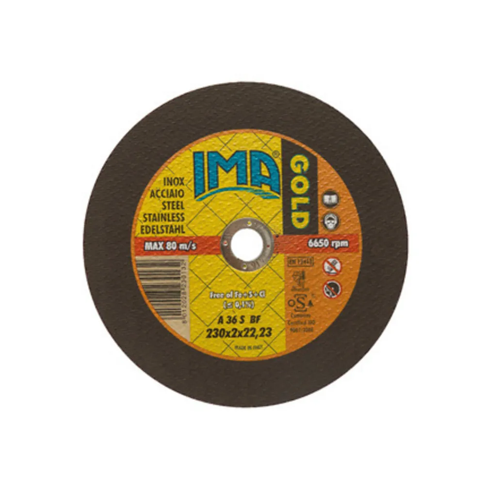 IMA DISCO P/INOX GOLD PIANO D 230X2