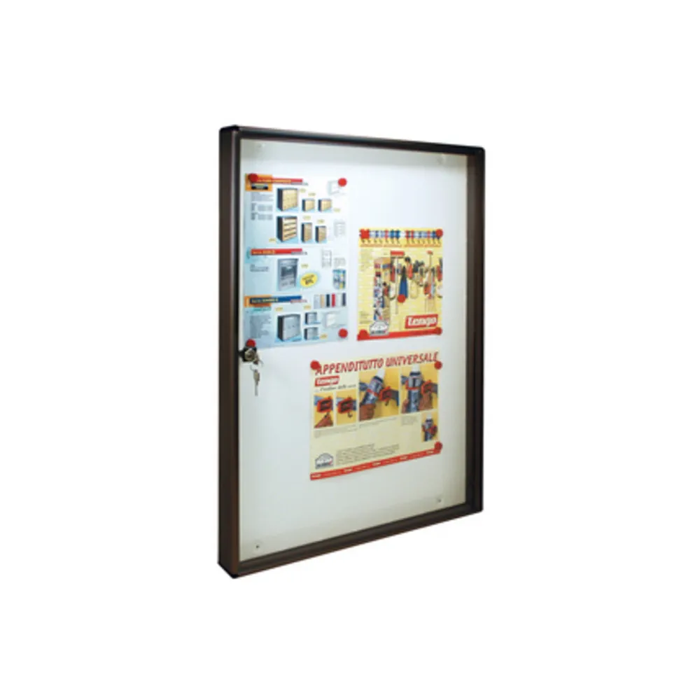 BACHECA FONDO MAGNETICO ALUBOX BC5 55X5X73 GR