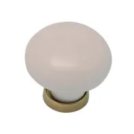 POMOLO PORCELLANA TONDO C/BASE F/ 3 31X26 MM** (25