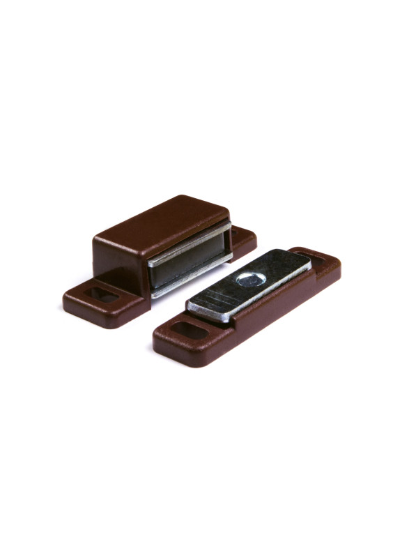 Brown magnetic closures to be applied with oscillating plate force 5 kg. 2 pcs.