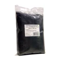 ZANZARIERA POLIESTERE FINESTRA 130X150 CM NERO (10