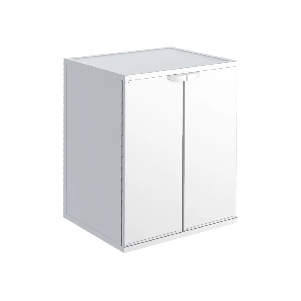 KIT COPRILAVATRICE RESINA 68X64XH88 CM BIANCO