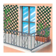 TRALICCIO ESTENSIBILE IN PLASTICA VERDE 3X1 M (5