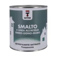SMALTO ALLACQUA VETRIFICANTE CUVER TRASP SAT 750 ML