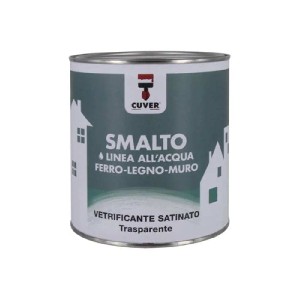 SMALTO ALLACQUA VETRIFICANTE CUVER TRASP SAT 750 ML SMALTO ALLACQUA VETRIFICANTE CUVER TRASP SAT 750 ML