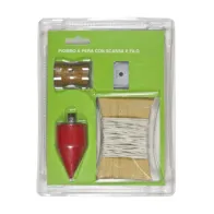 PIOMBO A PERA C/SCASSA E FILO 300 G (6