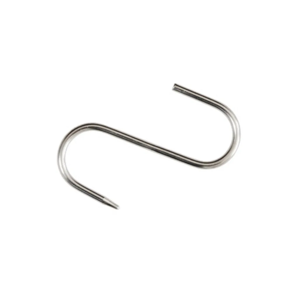 GANCIO INOX P/MACELLAIO 200 X 9/10 MM (10 GANCIO INOX P/MACELLAIO 200 X 9/10 MM (10