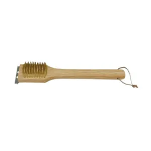 SPAZZOLA P/BARBECUE FILI OTTONE 30 CM (12