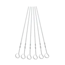 SPIEDINI P/BARBECUE 35 CM INOX AISI430 6 PZ