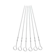 SPIEDINI P/BARBECUE 35 CM INOX AISI430 6 PZ