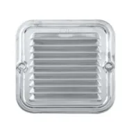 GRIGLIA AERAZIONE ALLUM C/RETE ANTINS 14X14 CM