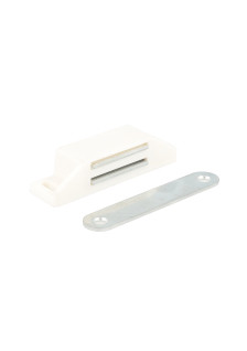 White magnetic closures to apply 8 kg force. 2 pcs.