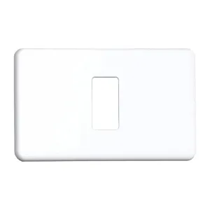 COPRINTERRUTTORE PLASTICA 1P BIANCO** (2