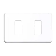 COPRINTERRUTTORE PLASTICA 2P BIANCO** (2