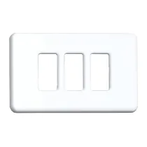 COPRINTERRUTTORE PLASTICA 3P BIANCO** (2