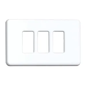 COPRINTERRUTTORE PLASTICA 3P BIANCO** (2