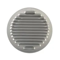 GRIGLIA AERAZIONE ALLUM C/RETE ANTINS D  80 MM