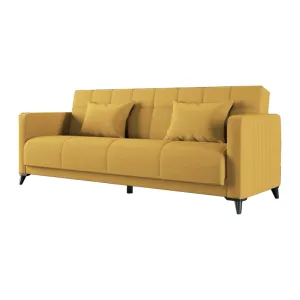 DIVANO PRONTOLETTO IRIS EX DUBLIN 3STR MOSTARDA