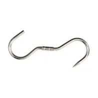 GANCIO INOX P/MACELLAIO GIREVOLE 240 X 10 MM