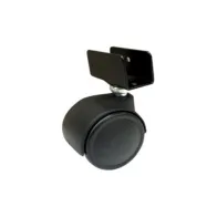 RUOTA MOBILE D 40 MM POLIPROPILENE C/PIASTRA U/16* (4